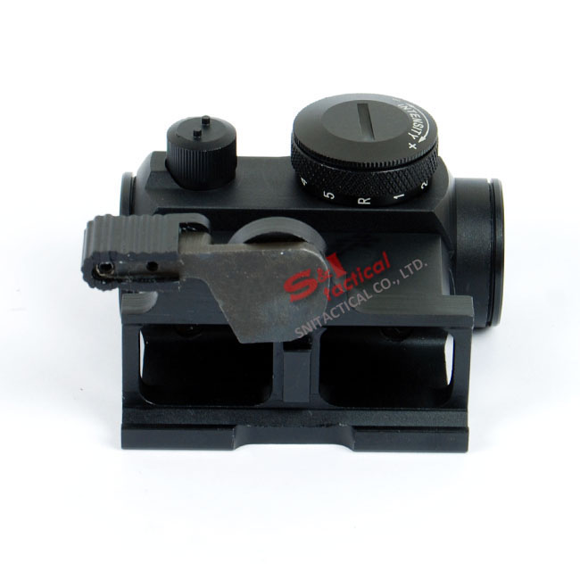 Quick Release Micro T1 1X24 Red&Green Dot Scope Black